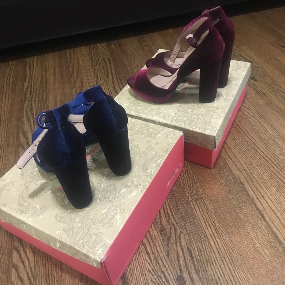 American Rag Open-Toe Ankle Strap Platform Pumps - Picture 2 of 5
